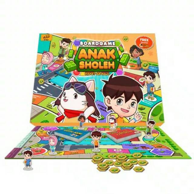 GAME ANAK SHOLEH - Paket Ar-Razi - Monopoli Islam - Board Game - Mainan Edukasi Muslim