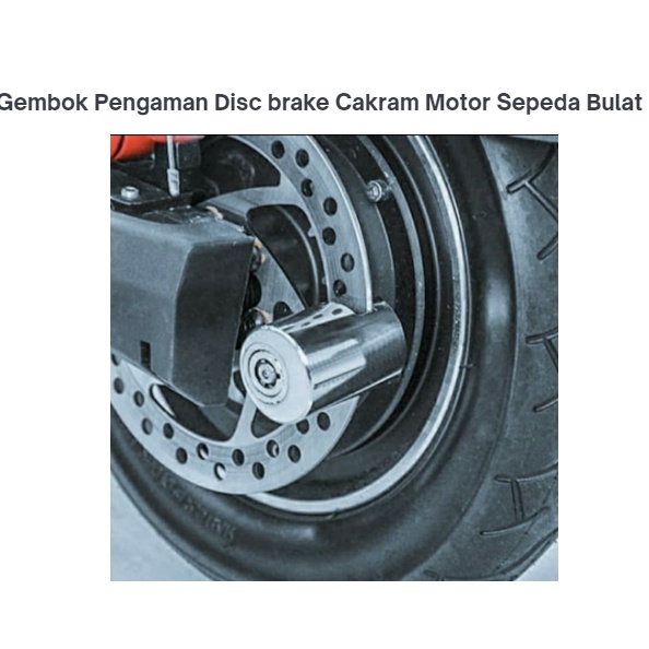 kunci disc cakram igawa/ kunci cakram disk lock / kunci pengaman MOTOR/ gembok cakram disc universal