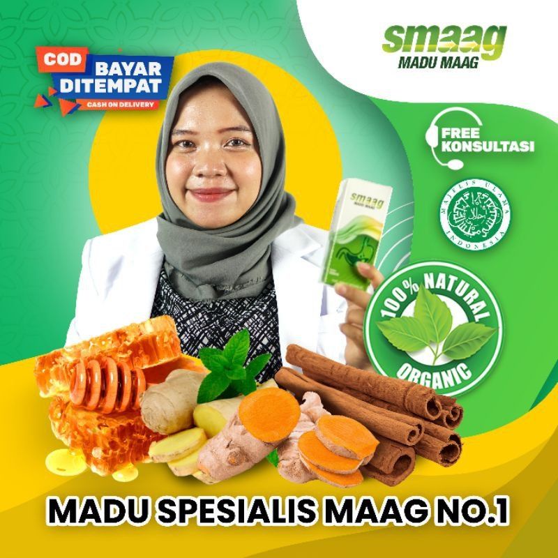 Madu SMAAG Original Obat Maag Kronis Dan Asam Lambung Tinggi