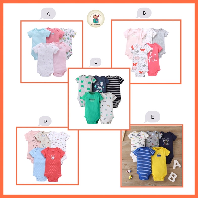 Babyglory.id✨ Jumper Bayi Unisex / Romper Bayi / Baju Kodok Bayi / Jumpsuit Bayi Import