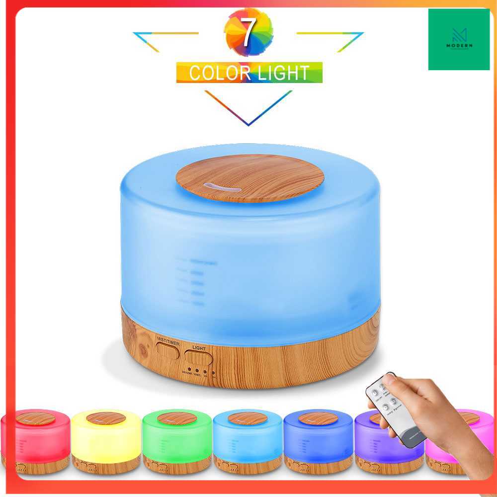 TD-DGD Taffware Air Humidifier Aromatherapy 7 Color 500ml Remote - HUMI 2467