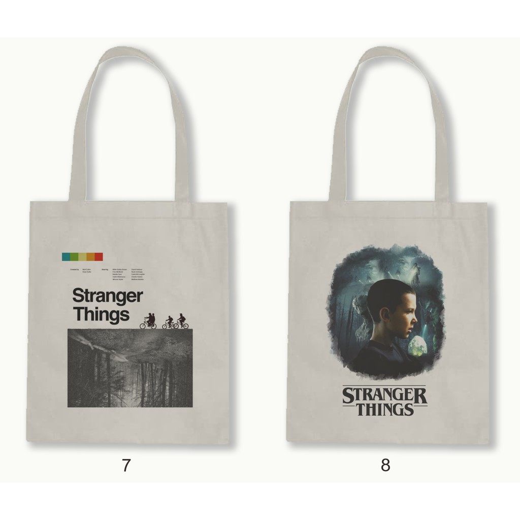 TOTE BAG RESLETING - STRANGER THINGS series.01