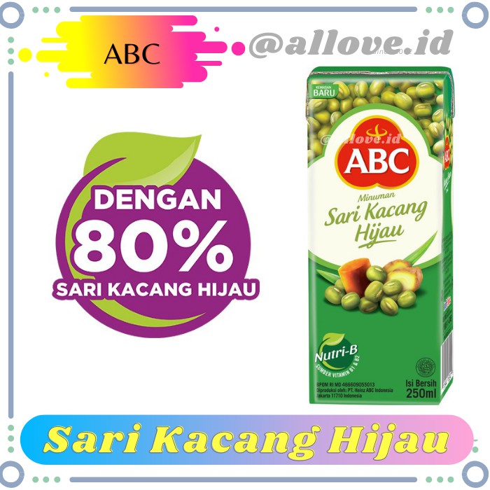 

Sari Kacang Hijau ABC 250 Ml
