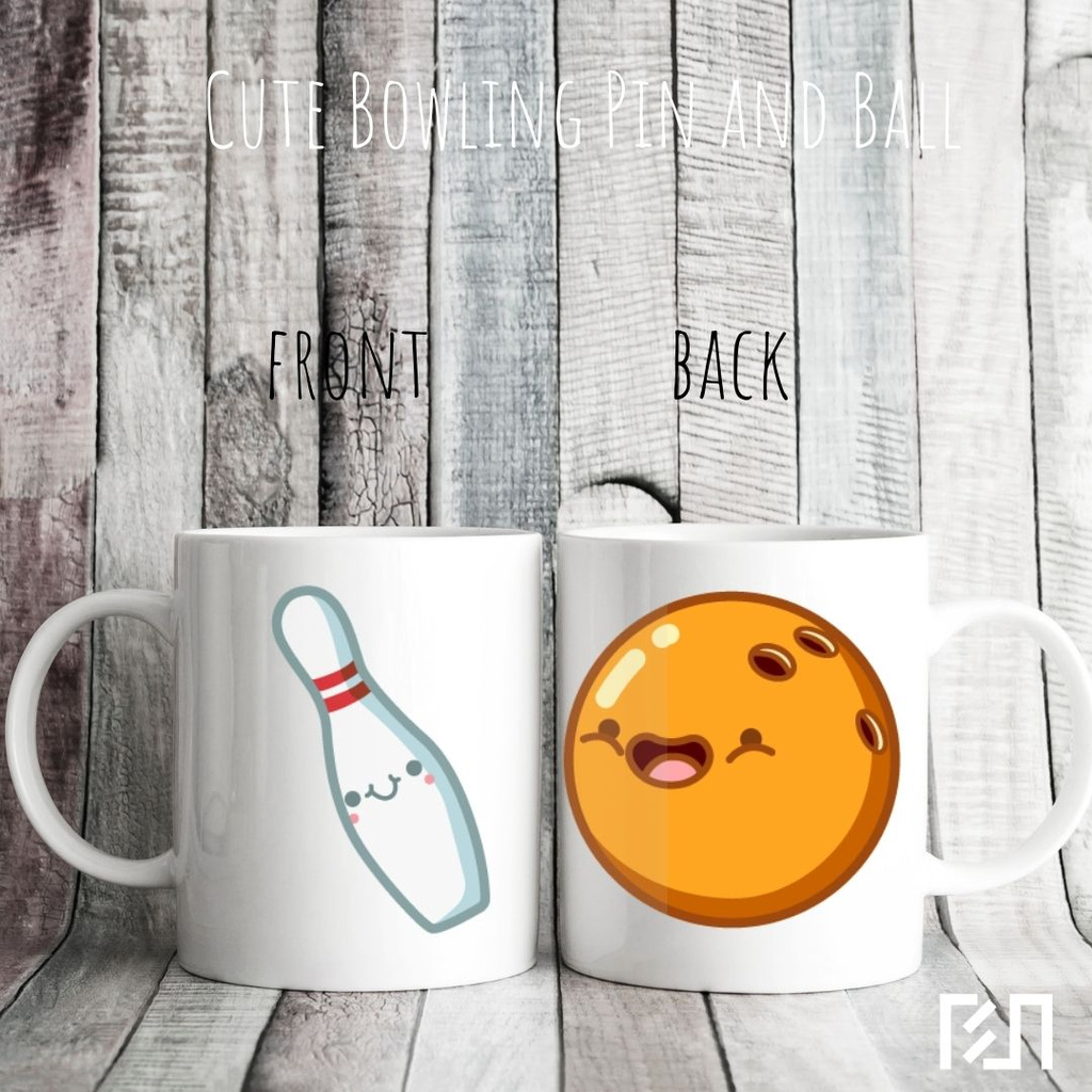 Jual Mug Cute Bowling Pin And Ball Icon Shopee Indonesia