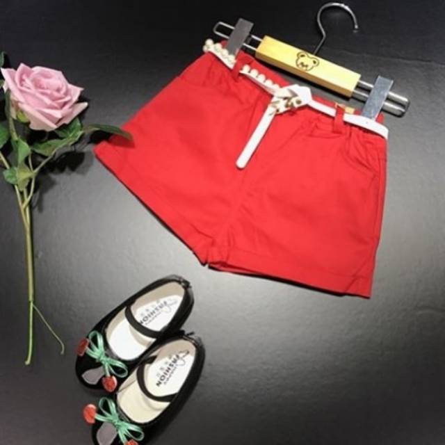 GA2324 IMA PANTS RED (pearl belt included)