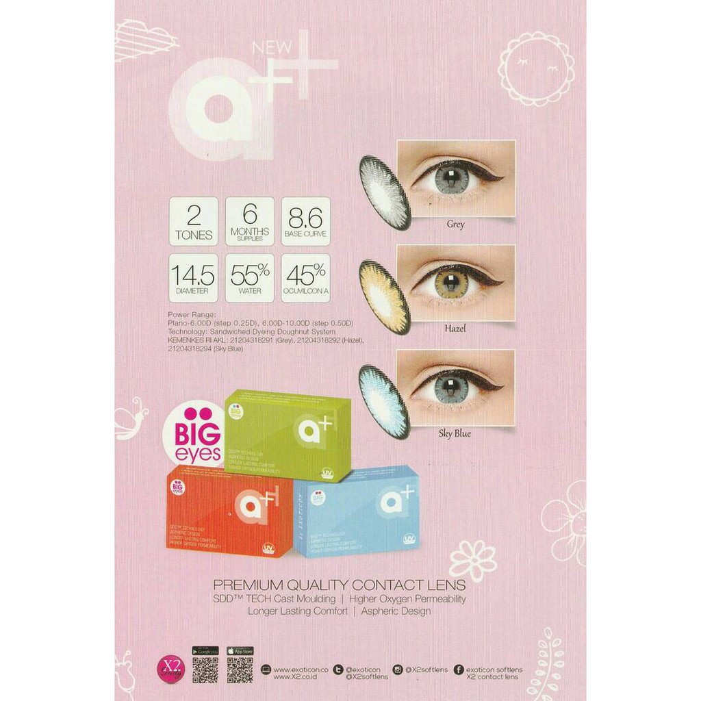 [ Normal ] Softlens A+ New Color