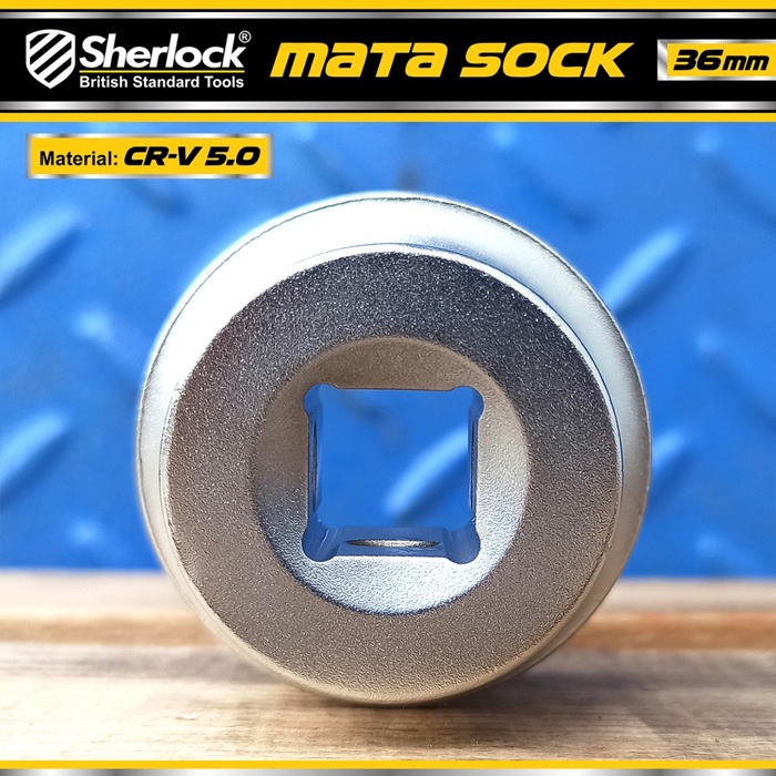 Kunci Shock 36 mm 6 PT / Sherlock Mata Sok/Sock 1/2 inch