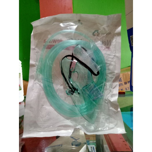 Masker  Nebulizer / Masker Alat Bantu Pernapasan Dewasa