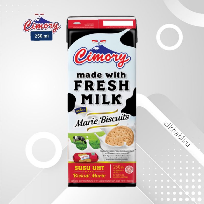 

Susu UHT Cimory Fresh Milk 250ml Marie Biscuit