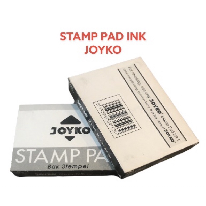 BAK STEMPEL STAMP PAD INK JOYKO WARNA HITAM ORIGINAL