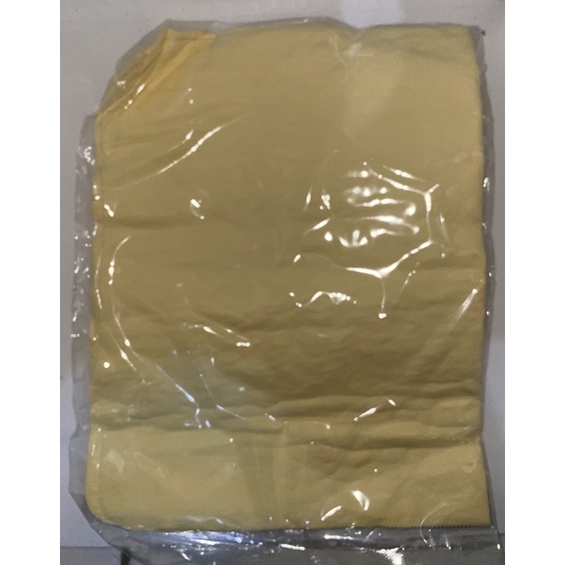 Lap Kanebo Serat Tebal Murah Kualitas Bahan Tebal Plas Chamois 43 x 33,5 cm Lembaran Berserat Serbag