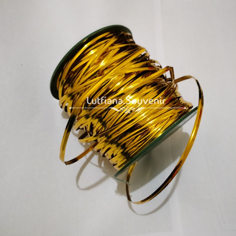 

(Ecer) Kawat Metalik Emas | Kawat Souvenir | Kawat Gold