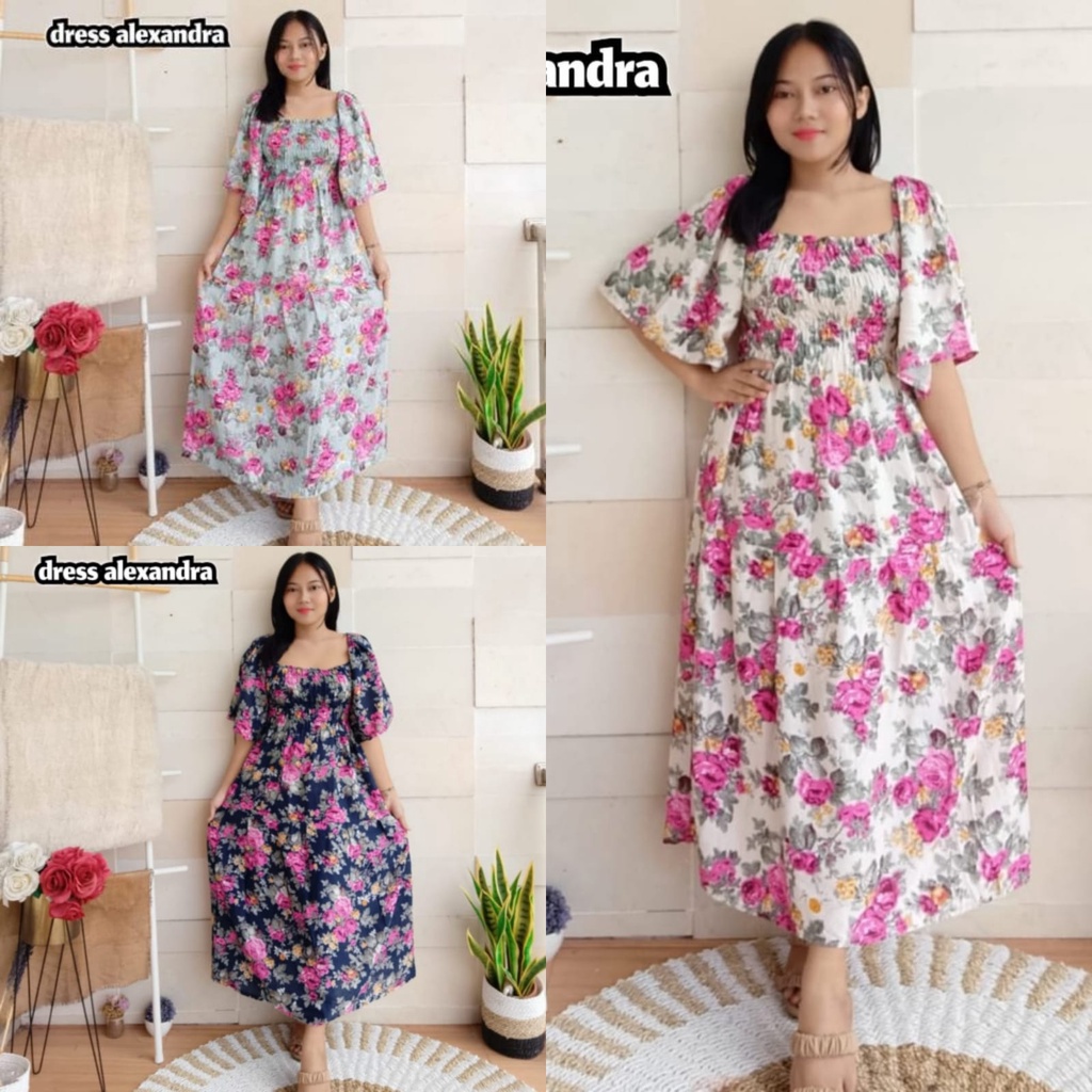 Dress Bali Model LONGDRESS Airflow casual Crinkle Long Dress Daster Bali