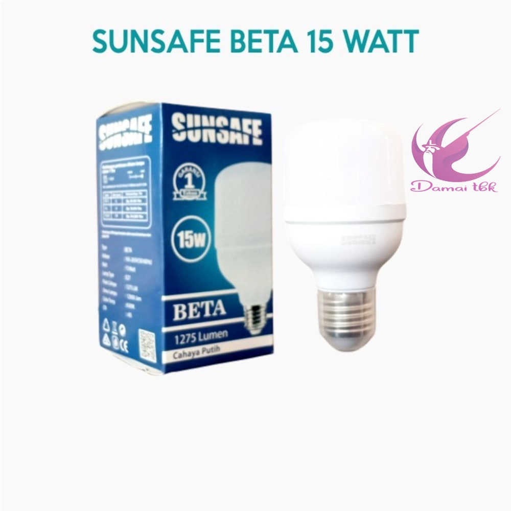Lampu LED Bohlam Sunsafe Beta 15 Watt