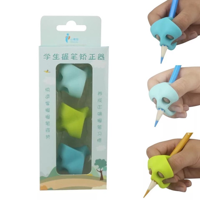 

Pencil Grip Pencil Hold Helper Alat Bantu Tulis Silicone Grip 2nd Gen promo