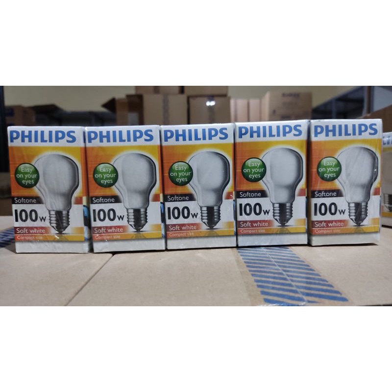 Lampu Philips Original | Softone - Penghangat Ayam 100 Watt | 75 Watt | Kuning