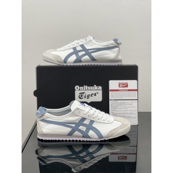 Sepatu Onitsuka Tiger Mexico 66 White Blue Free Paperbag-1