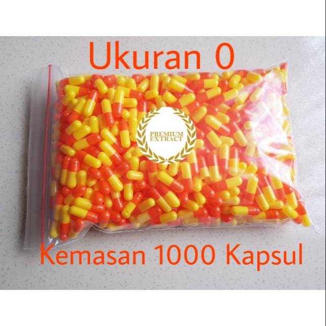 Kapsul Kosong 0 Kuning Jinga Kapsul 0 Jinga Kuning Cangkang Kapsul 0 Yellow Orange Warna Kuning Oren