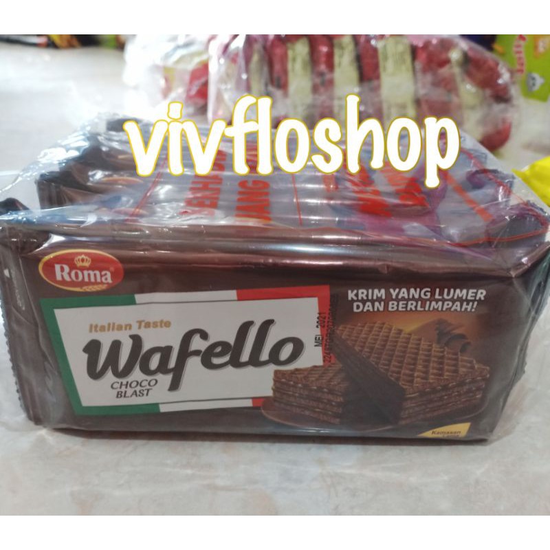 

Roma Wafer Wafello Choco Blast (10 sachet)