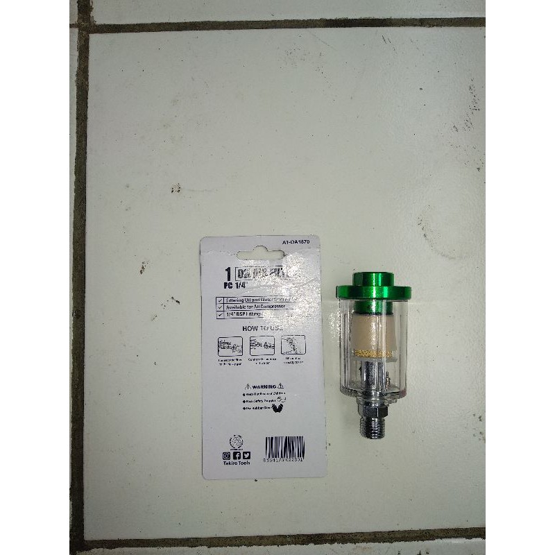 Tekiro Air Filter Saringan Udara 1/4&quot; / Filter Angin Compresor JAPAN STANDART