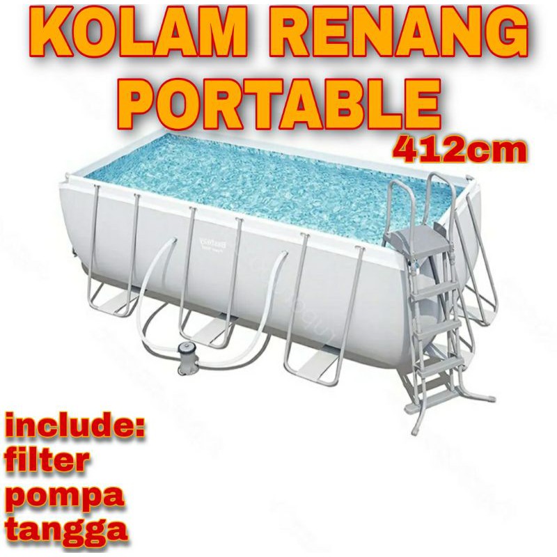 KOLAM RENANG PORTABLE BESAR UKURAN BIG SIZE JUMBO ANAK DEWASA INFLATABLE OUTDOOR