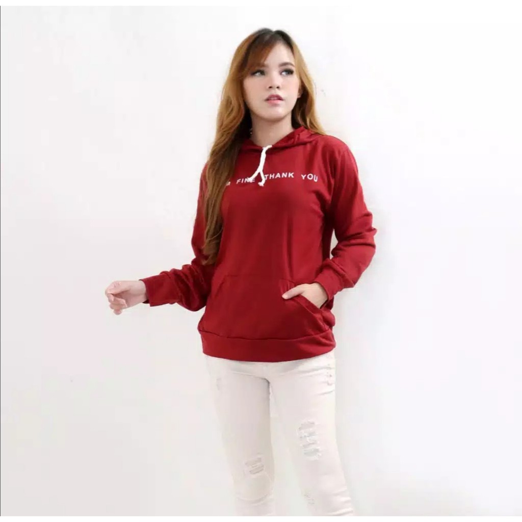Sweater Wanita Ex.Im Fine Hoodie Wanita Keren Sweater Cewek Distro Murah Kekinian Jaket Keren-1
