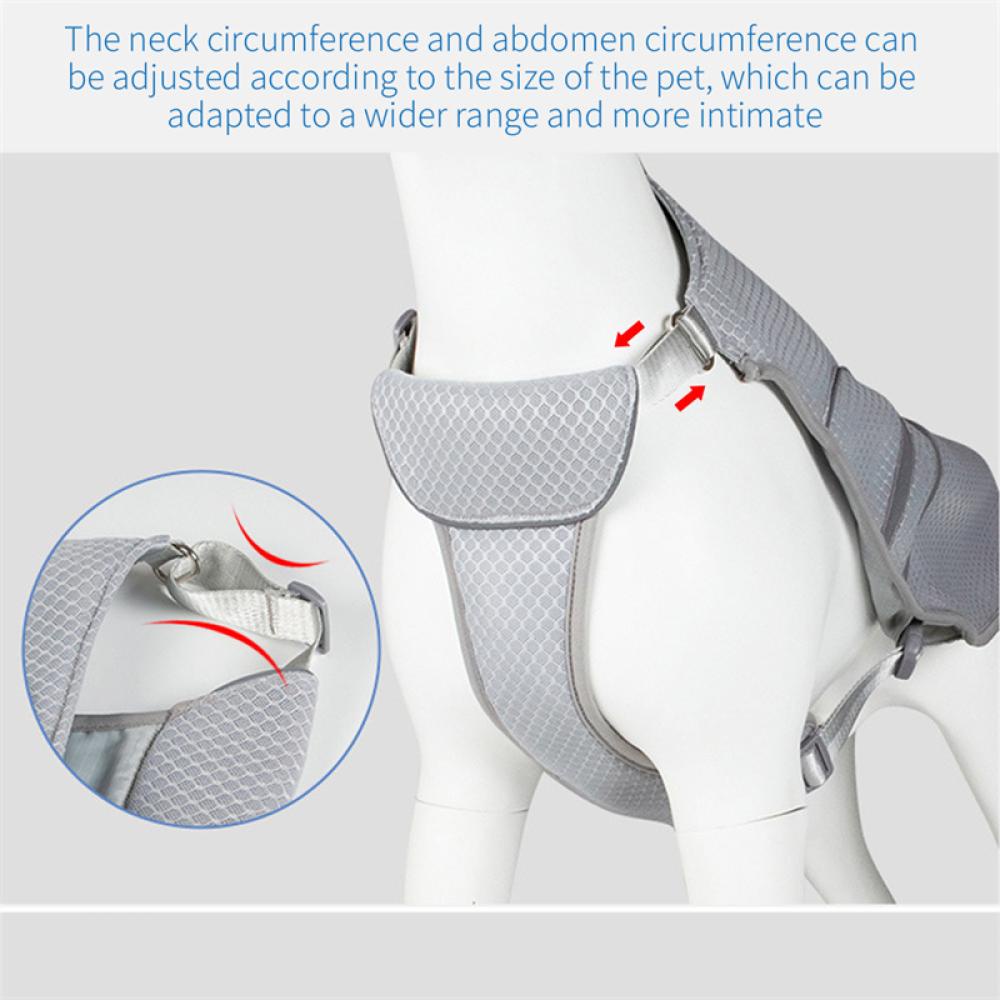 Timekey Rompi Anjing Adjustable Ukuran S-XL Untuk Musim Panas F5O8