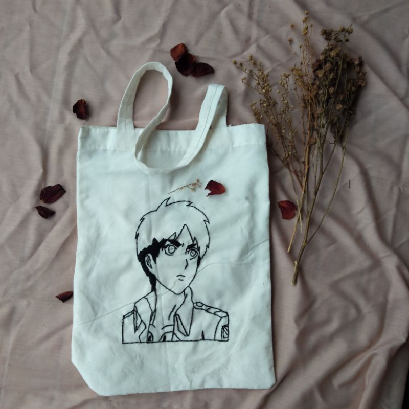TAS TOTEBAG ATTACK ON TITAN/TAS SULAMAN ATTACK ON TITAN/TOTEBAG/TAS PRIA WANITA/TOTEBAG ANIME