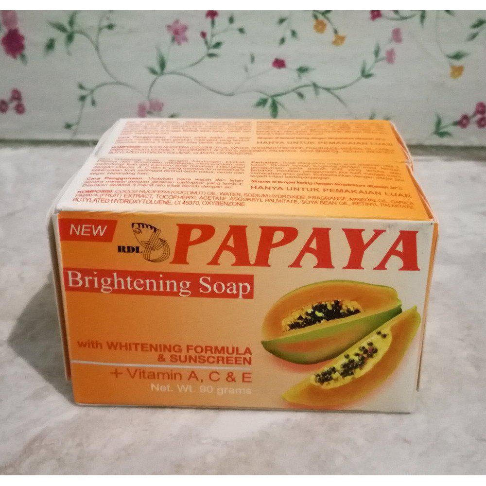Sabun Papaya RDL RDL Papaya Whitening Soap