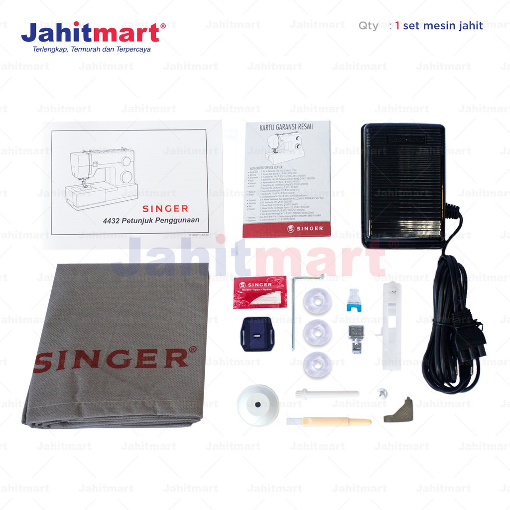 Mesin Jahit SINGER Heavy Duty 4432-4