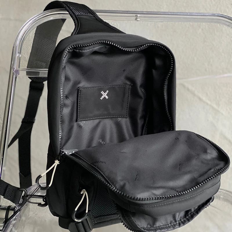 [BEST SELLER] Slingbag Tas Selempang KZ Pria CrossBlack Sport New Edition Original 100% Authentic Bisa Gojek/Grab