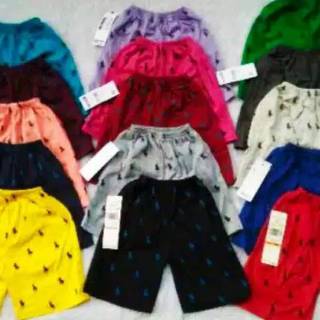  Celana pendek harian  termurah motif polo hotpants usia 1 