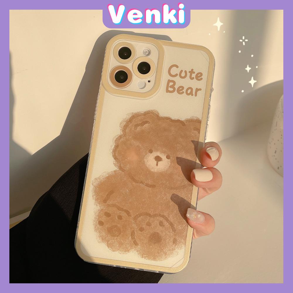 Casing Silikon Iphone 13 Pro Max 12 Pro Max 11 Pro Max 7 Plus Xr Xs Max 13x11 Pro Max Motif Brown Bear