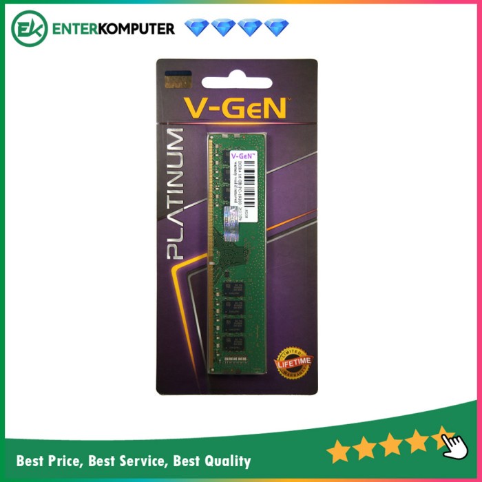 Memoryram V-GeN Platinum DDR4 16GB PC19200