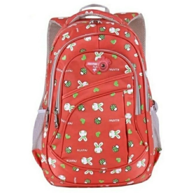 MOEZHA _Tas Punggung Ransel Sekolah Tas Backpack Polos Fashion Tas Gendong Ransel Pria Wanita Kanvas Backpack Fashion Korea Anti Maling Cewek Remaja Kekinian