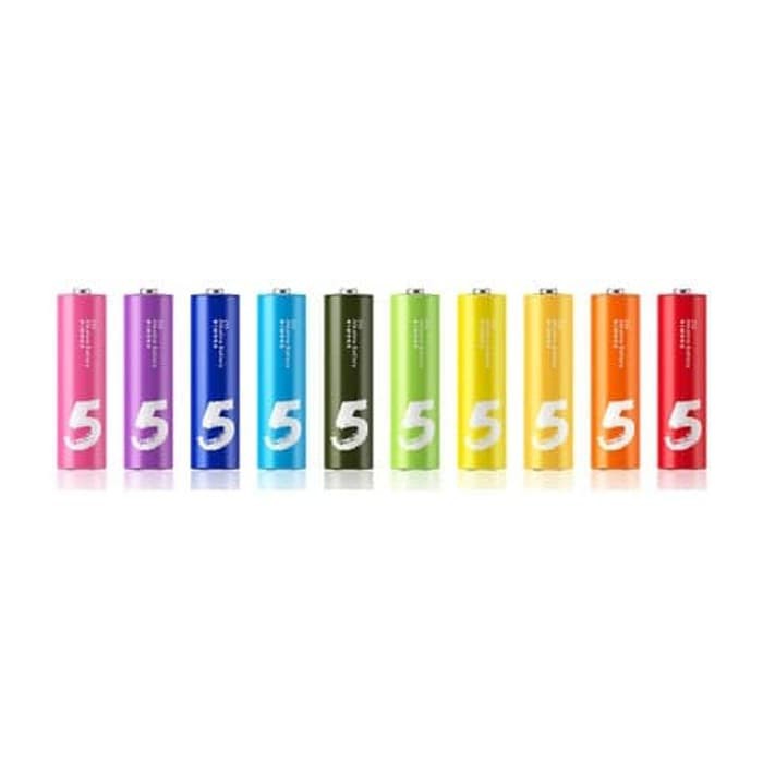 Original Xiaomi Zi5 Batu Baterai Alkaline AA Battery 10 PCS Batre A2