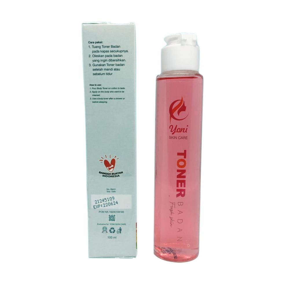 [KODE BARANG V7749] YONI Skincare Toner Badan Fresh Skin - 100ml | BPOM YONI TONER BADAN