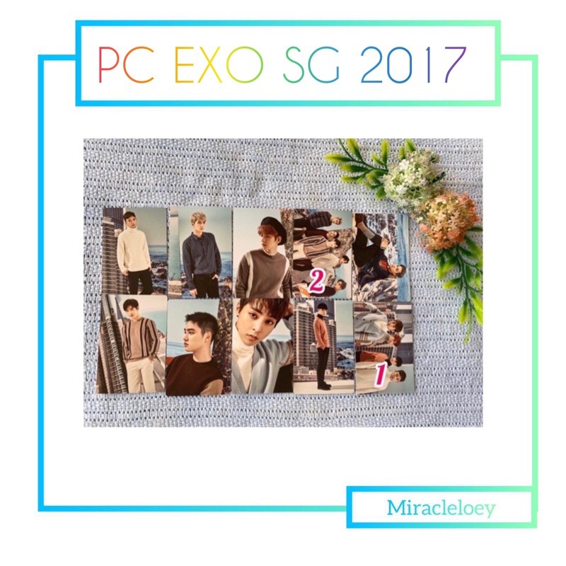 [OFFICIAL] PHOTOCARD SG EXO 2017