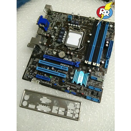 Mainboard Motherboard Mobo PC Gaming Merk Asus P8B75 1155 4 Slot Ram USB 3.0