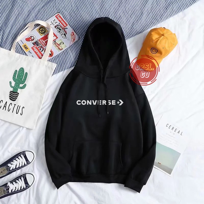 SWEATER DISTRO CONVERSE / COTTON FLEECE / PRIA WANITA / COD