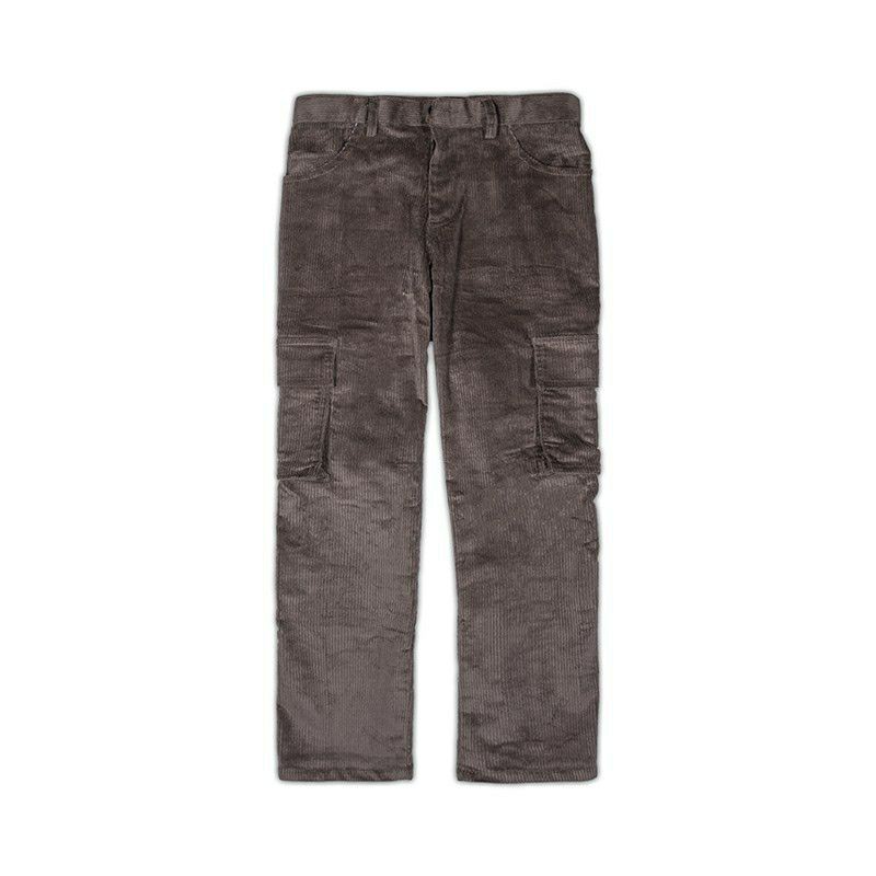 Corduroy cargo brown- celana corduray- celana cargo panjang- celana corduroy- 4cm- 4cmstore