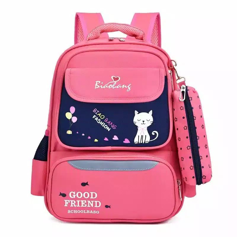 NIQABIS TAS RANSEL ANAK PEREMPUAN KUCING MIAWW TAS SEKOLAH-1