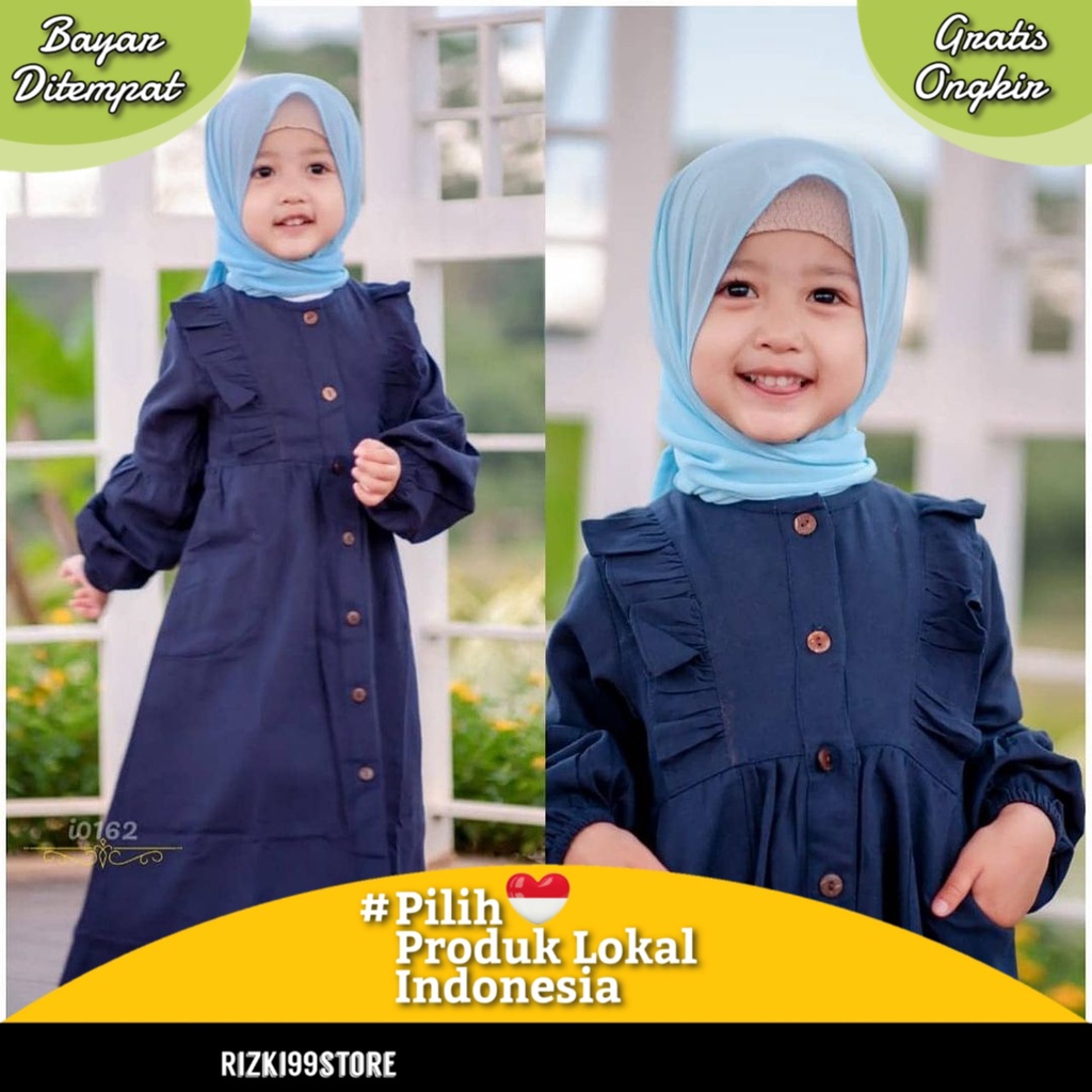 Busana Muslim Anak Perempuan Baju Gamis Anak Perempuan 2 3 4 5 Tahun
