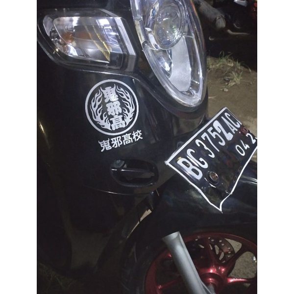 Stiker scoopy cutting jepang keren New design simple