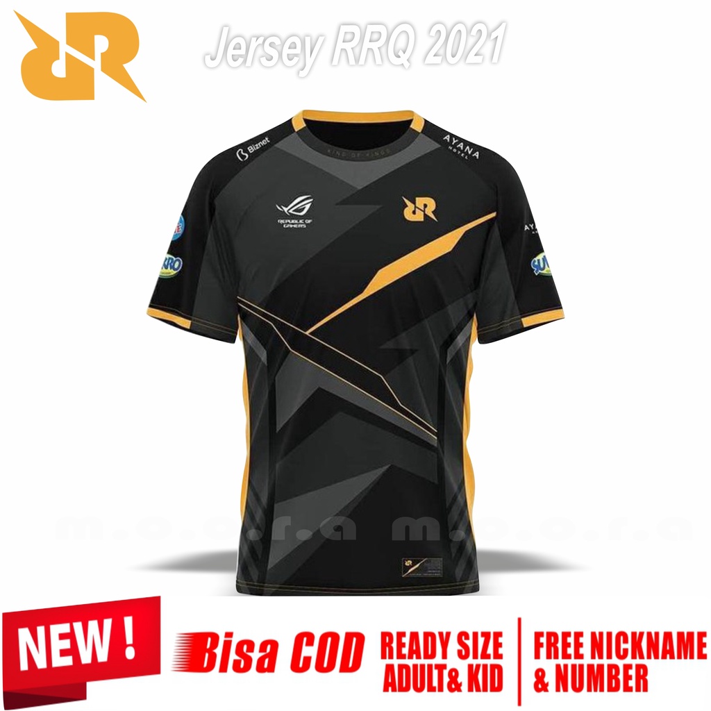 baju BAJU JERSEY RRQ HOSHI 2021 KUALITAS PREMIUM JERSEY GAMING RRQ DEWASA & ANAK keren aceindoprint