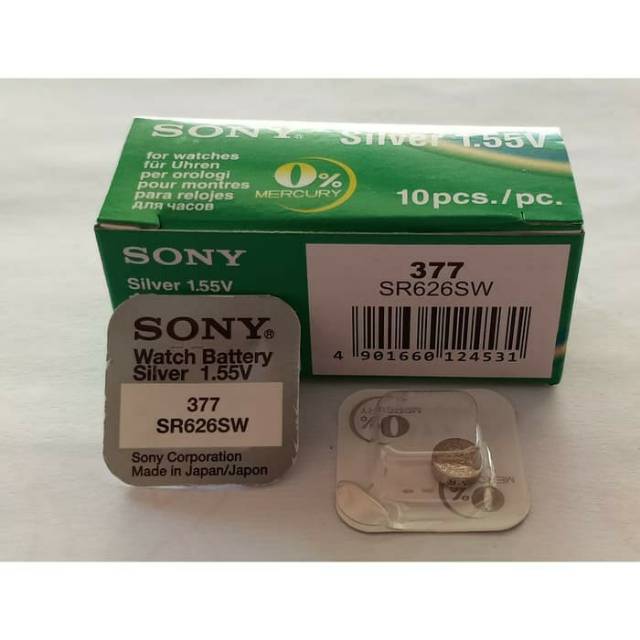 Baterai Jam Sony 377 SR626SW (Original)