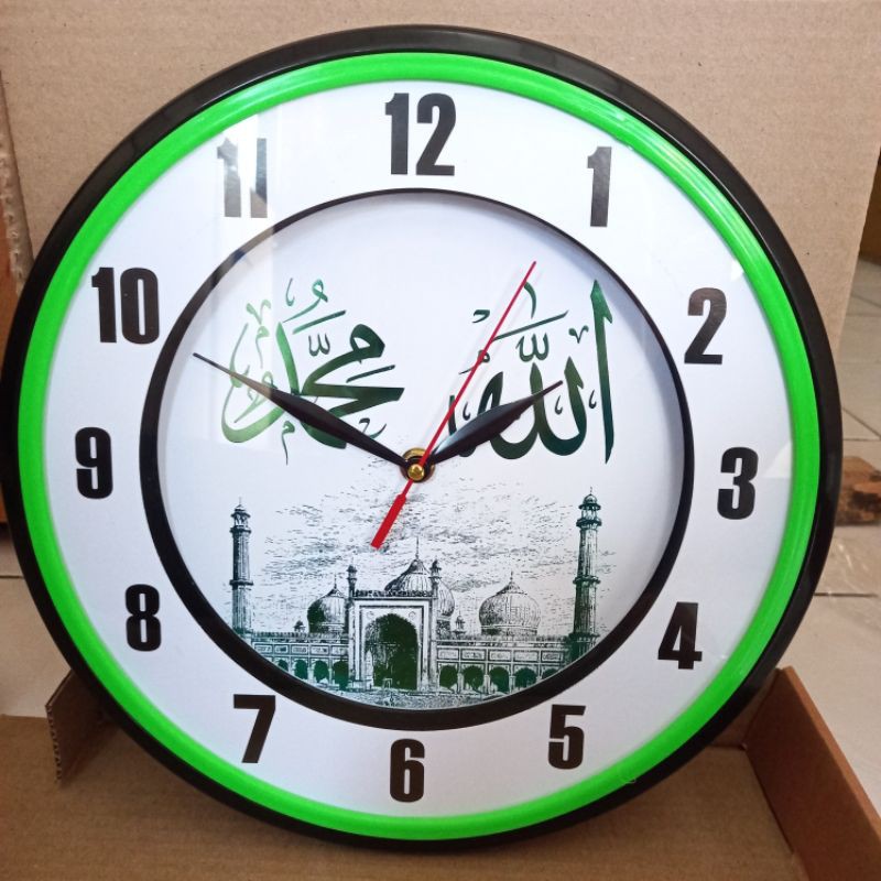 (Toko Ricoh) Jam dinding Ogana 8899 kaligrafi.