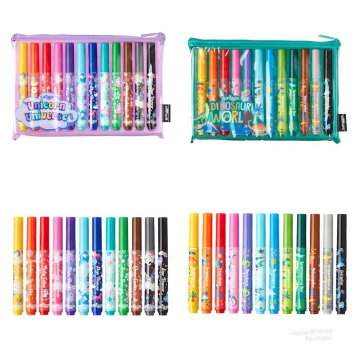 

Smiggle Scented Marker Pack - Spidol Wangi Smiggle Isi 12