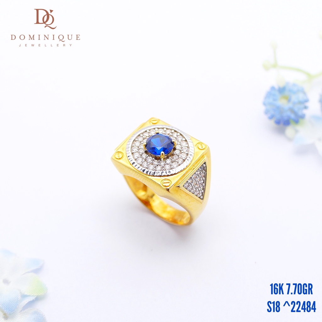 Cincin Pria Emas Dominique Jewellery 16K 22484