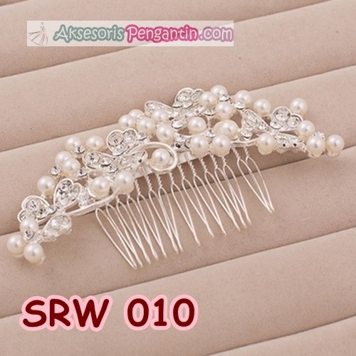 [BISA COD] AKSESORIS WANITA SIRKAM RAMBUT BRIDAL SANGGUL WEDDING SRW010